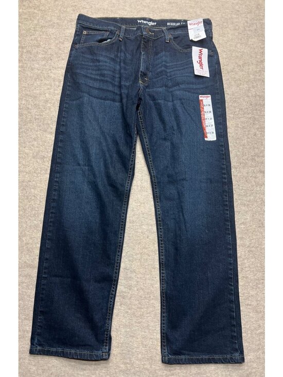 Wrangler Other - Wrangler Regular Fit Straight Leg Denim Jeans Men's 36 X 30